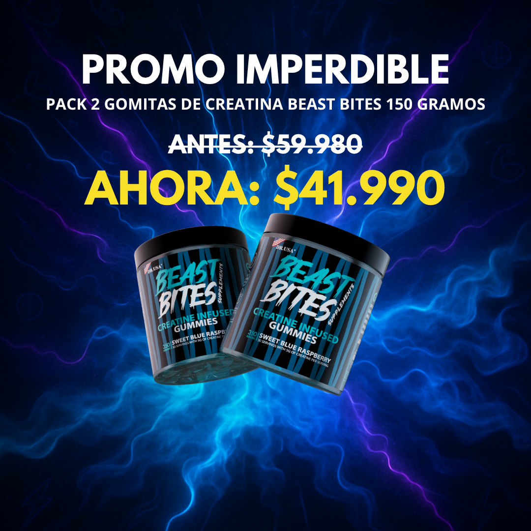 Beast Bites™: Gomitas de Creatina Monohidratada - 30 Porciones