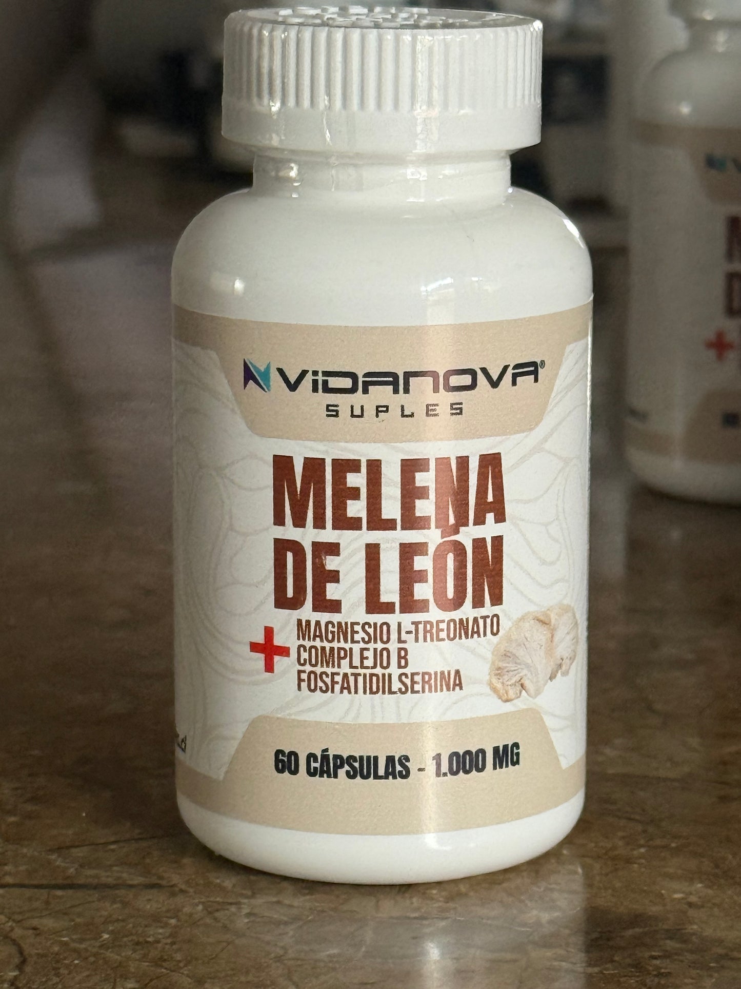 Melena de León Fortificada con Complejo B, Magnesio y Fosfatidilserina