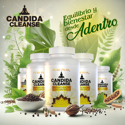 Candida Cleanse: Aliado Natural Contra la Hinchazón, Fatiga y Malestar Intestinal